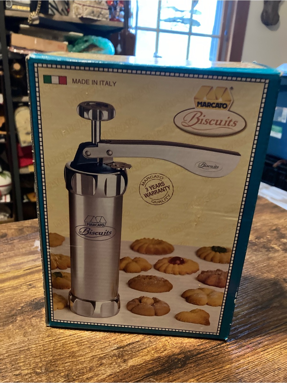 Vintage cookie press by Marcato, Italy Biscuits